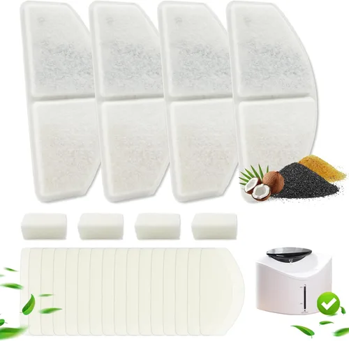 Vista 9 de Fuente de agua inalámbrica para gatos con monitoreo inteligente de aplicaciones, sin BPA, garantiza la seguridad, fuente de agua para mascotas de 84