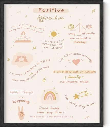 Vista 42 de Haus and Hues Carteles de salud mental – Póster de emociones psicología, pósteres de terapia para terapeuta, consejero de oficina, artículos