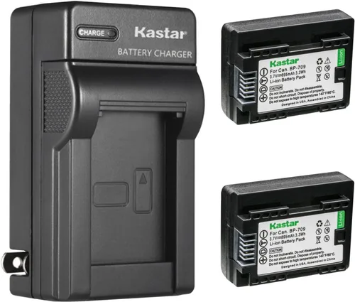 Vista 5 de Kastar Cargador de batería de pared de CA BP-709 para Canon LEGRIA HF M406 HFM406, LEGRIA HF M506 HFM506, LEGRIA HF M606 HFM606, LEGRIA HF M706