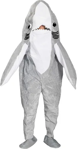Vista 2 de Traje de tiburón izquierdo, disfraz de Halloween, mascota bailarina para cosplay