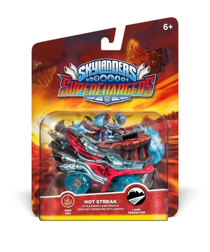 Vista 2 de Skylanders SuperChargers Vehicle Hot Streak Character Pack
