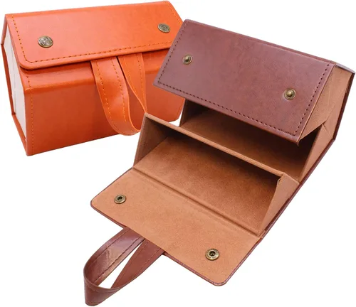 Vista 4 de multiple glasses case travel Five sunglass, 5 sockets glasses case travel sunglasses organizer holder