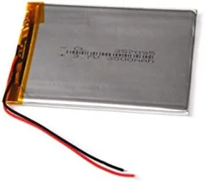 Vista 2 de Compatible con batería de iones de litio de polímero de 3.7 V 357095 lipo recargable li-ion celular 3500mAh para E-Book DVD 7 pulgadas Tablet PC Q8