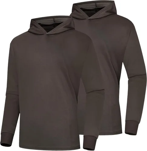 Vista 21 de ProtectX Sudadera ligera de manga larga con protección solar de alta visibilidad, UPF 50+ de secado rápido, camisa SPF UV, ropa activa