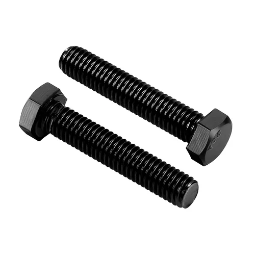 Vista 11 de Tornillos hexagonales de cabeza hexagonal de 1/2-13 x 1, accionamiento hexagonal externo, acero inoxidable 304, totalmente roscado, óxido negro, 10