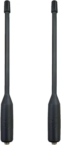 Vista 6 de UVK5 Antena original de doble banda de alta ganancia SM-Hembra Antena 144/430MHz 19cm/7.48inch para UV-K5 Radio de mano GMRS Radio Jamón (10 piezas)