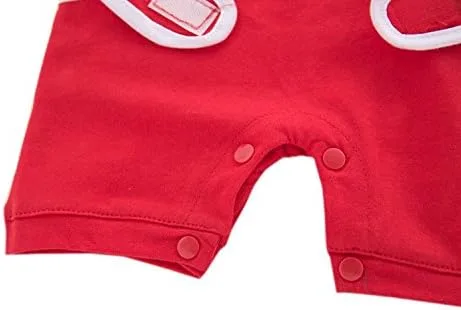Vista 4 de stylesilove Mameluco de algodón de manga corta para bebé niño y niña