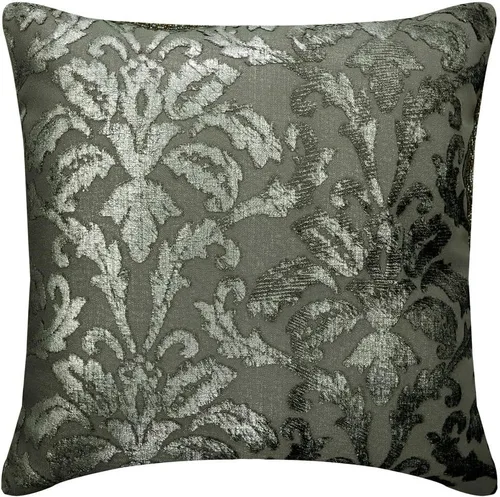 Vista 17 de The HomeCentric Funda de almohada personalizada, color plateado de 12 x 12 pulgadas, fundas de almohada de arpillera, enrejado y celosía y almohadas