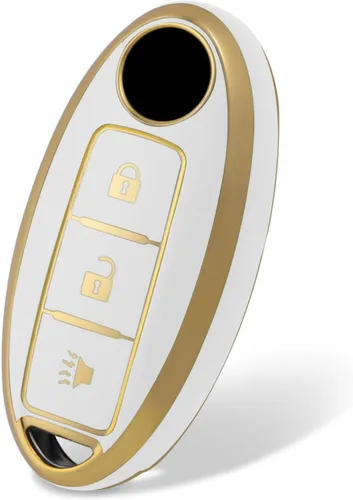 Vista 18 de Funda protectora inteligente de termoplástico con 4 botones para llave de Hyundai; funda compatible con los modelos Elantra, Ioniq, Sonata, Tucson