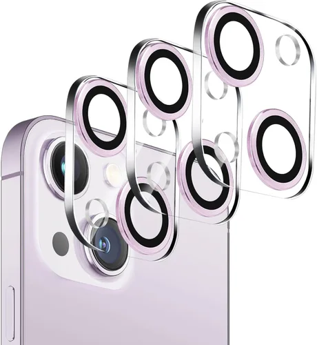 Vista 25 de Dengduoduo Paquete de 3 protectores de lente de cámara para iPhone 13 de 6.1" y iPhone 13 Mini de 5.4", vidrio templado, Ultra HD, dureza 9H Todo