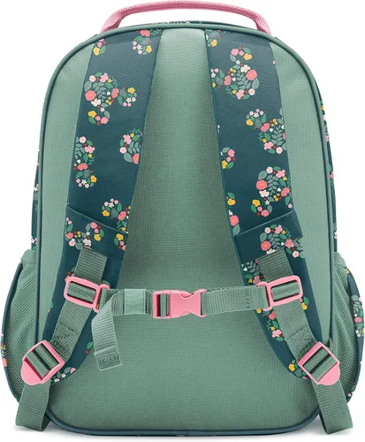 Vista 2 de Simple Modern Mochila para niños pequeños, escolares y niñas, Disney Mickey Mouse Floral Riptide, niños Large poliéster