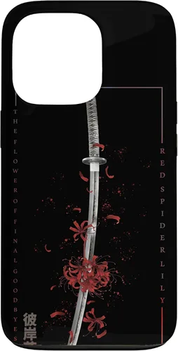 Vista 10 de Higanbana o Spider Lily con anime Samurai Sword - Carcasa estética para iPhone 17