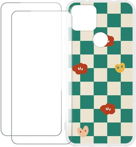 Vista 14 de Screen Protector and Case for Pixel 5A 5G - Blue Heart