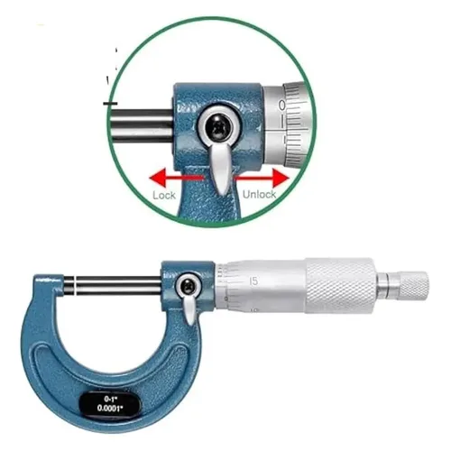 Vista 2 de Outside Micrometer, 0-1 inch Mechanical, 0.0001 Graduation As Shown