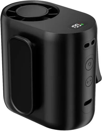 Vista 5 de Ventilador portátil desmontable de 5 velocidades silencioso para cochecito Negro