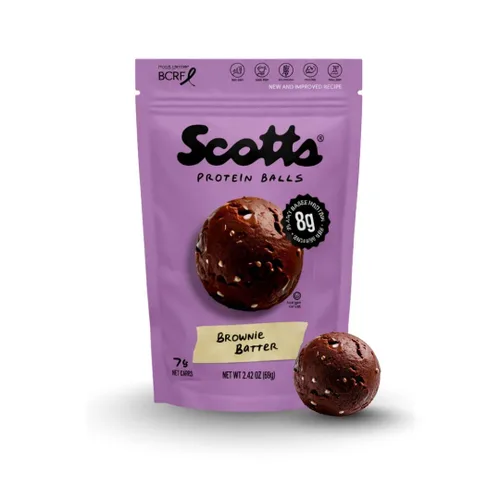 Vista 8 de Scott's Bolas de proteínas – Bocadillos a base de plantas con 0.28 oz de alto contenido proteico – Sin gluten, sin OMG, sin lácteos – Bocados
