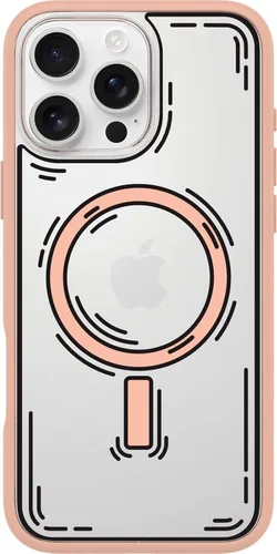 Vista 13 de OtterBox Symmetry Series - Funda para iPhone 16, Autumn Rust