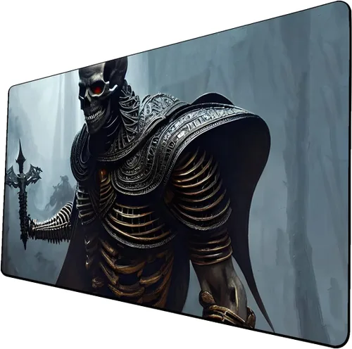 Vista 35 de Tapete de juego de cartas coleccionables AI Painting – Tapete de juego MTG con zonas, 24 x 14 pulgadas, tapete de juego MTG de alta calidad – El
