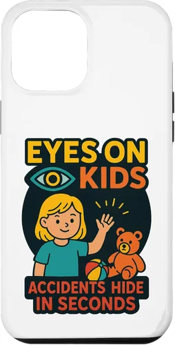 Vista 25 de Eyes on Kids Child Safety Gift for Moms, Granny, Grandad Case for iPhone XR