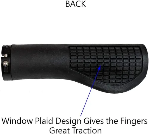 Vista 3 de UFOR Cómodas empuñaduras ergonómicas para manillar de bicicleta de montaña, antideslizantes de bloqueo para MTB y bicicleta de viaje