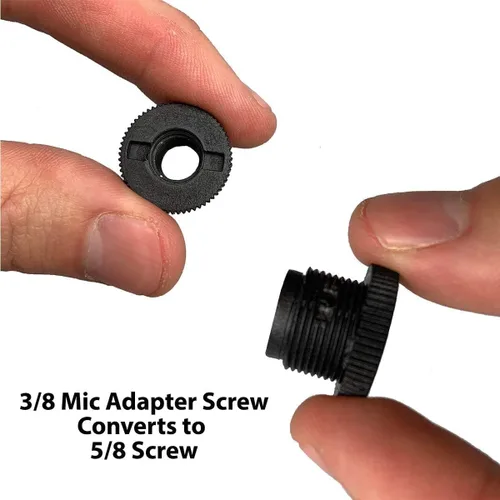 Vista 7 de ChromaCast Pro Series - Soporte de escritorio ajustable para micrófono de 38 pulgadas con suspensión de pluma, incluye clip para micrófono