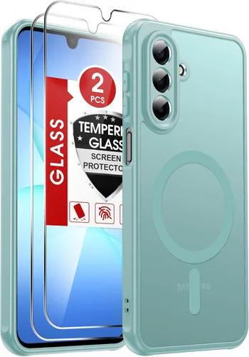 Vista 201 de LeYi Funda para teléfono Samsung-S23: protector de pantalla e imán MagSafe Púrpura