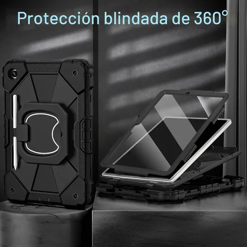 Vista 2 de Auizotl Funda para Samsung Galaxy Tab A9+/A9 Plus de 11 pulgadas (SM-X210/X216/X218) con protector de pantalla/soporte giratorio/soporte