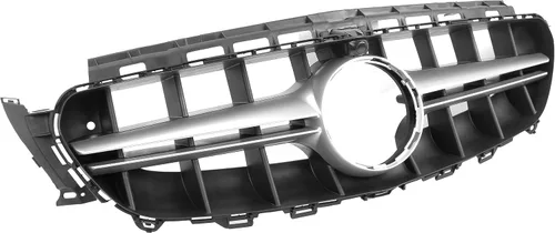 Vista 4 de Parrilla delantera compatible con Mercedes Benz E Class W213 E300 E350 E400 E400 E450 Cromo, estilo AMG