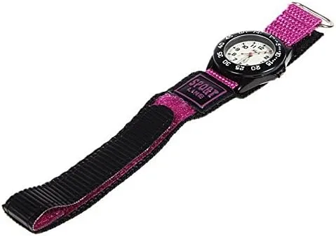 Vista 4 de ELEOPTION Reloj deportivo para hombres y mujeres, analógico, de cuarzo, luminoso, militar, correa de nailon, con velcro, unisex, para adolescentes