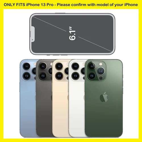 Vista 9 de Elegant Series - Funda para iPhone 13 Pro de 6.1 pulgadas, funda de silicona duradera que absorbe los golpes con forro de microfibra, acabado mate