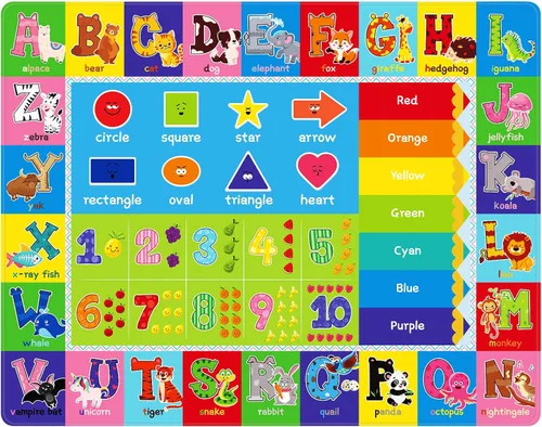 Vista 5 de Alfombra de Juego para Bebés, Alfombra para Niños Pequeños para el Piso, Alfombra de Juego para Niños, Bebés y Niños Pequeños, Colección Extra