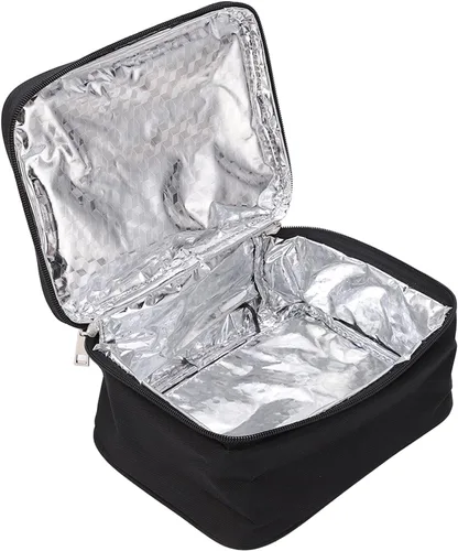 Vista 10 de KUIDAMOS Fiambreras portátiles calentador USB lonchera calentador 7.9 x 6.1 x 3.1 in calentamiento lento horno portátil con 2 métodos de calefacción