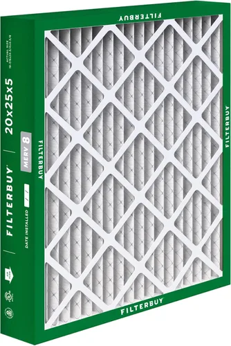 Vista 9 de Filterbuy Filtro de aire 20x25x5 MERV 8 Defensa contra el polvo