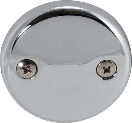 Vista 8 de EZ-FLO Placa frontal de desbordamiento de bañera de 1 agujero con tornillo, acabado cromado, 35247