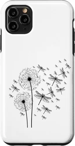 Vista 13 de Funda para iPhone 12/12 Pro Wildlife Animal Insect Dandelion Dragonfly