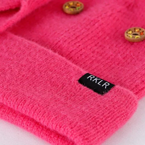 Vista 2 de Lindo gorro de conejo para mujer, gorro de invierno con diseño de conejo de ganchillo Y2K, gorro de invierno cálido con calavera para esquí