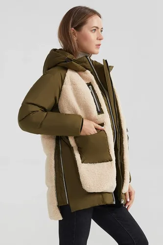 Vista 4 de Orolay - Abrigo de vellón para mujer, chaqueta de plumón de invierno engrosada