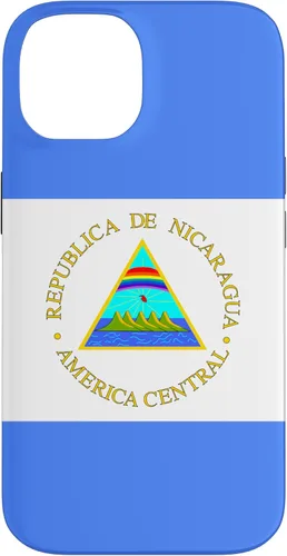Vista 4 de Funda para iPhone 17 inspirada en el escudo de armas de Nicaragua