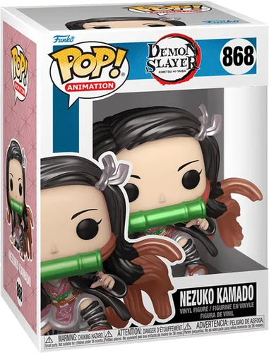 Vista 2 de Funko Pop Demon Slayer Nezuko Kamado Toystop LACC Exclusivo Metálico