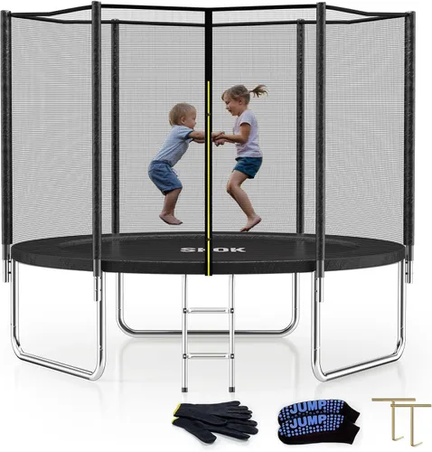 Vista 15 de SKOK Trampoline for Kids,400LBS Outdoor Trampoline with Net-ASTM Approved Trampoline for Children and Adults