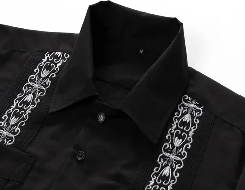 Vista 3 de Guayabera - Camisas de manga corta para hombre