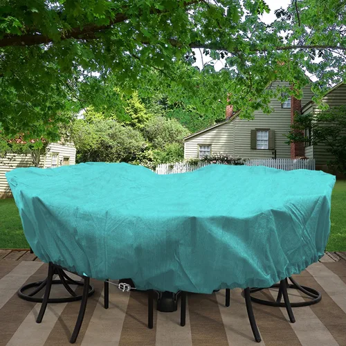 Vista 93 de Fundas para muebles de patio, impermeables, resistentes a los rayos UV, resistentes a los rayos UV, para exteriores, mesa redonda y rectangular