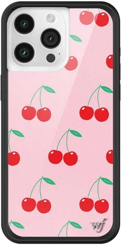 Vista 41 de Wildflower Cases - Funda Surf's Up, Compatible con Apple iPhone 15 Pro Max Moderno, Rojo, Morado, Floral, Verano, Playa - Parachoques Protector