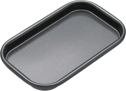 Vista 5 de MasterClass - Bandeja de horno antiadherente para hornear y asar, acero al carbono, 9.4 x 7.1 in, color gris