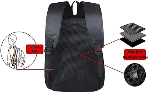 Vista 6 de XMTIHE Mochila unisex para niños y niñas, diseño de cinco noches en la escuela de Freddy's - Mochila de lona ligera para estudiantes, Estamapado 11