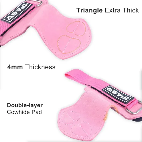 Vista 6 de IFAST Cinturón de levantamiento de pesas y correas de muñeca, cinturón de levantamiento de pesas para mujer con cinturón de soporte lumbar acolchado
