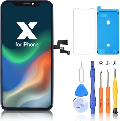 Vista 12 de Ayake Reemplazo de pantalla para iPhone 13, pantalla LCD FHD de 6.1 pulgadas y digitalizador táctil True Tone con Face ID programable, compatible