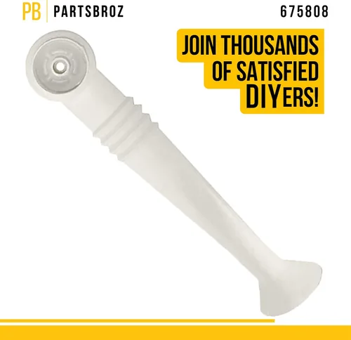 Vista 5 de PartsBroz Kit de brazo de pulverización medio 675808 – Compatible con lavavajillas Whirlpool Kenmore KitchenAid – Reemplaza 679719 AP3115182