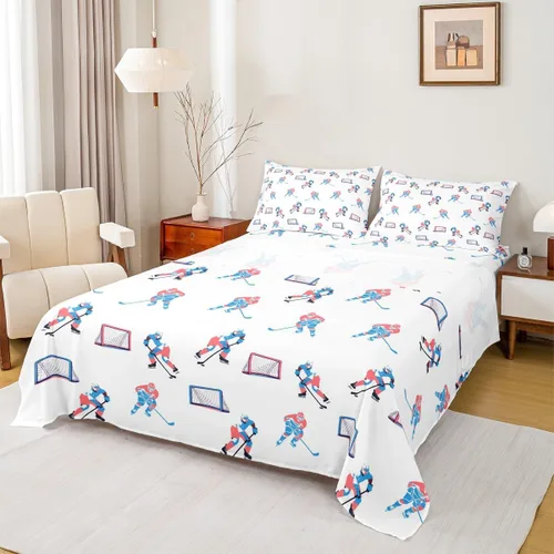 Vista 12 de Juego de sábanas para niños estilo vaquero occidental tamaño individual, juego de ropa de cama con diseño geométrico de cactus, decoración