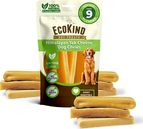 Vista 19 de EcoKind Premium Gold Yak Cheese - Masticables para perros del Himalaya, golosinas saludables para perros pequeños, con alto contenido de proteínas